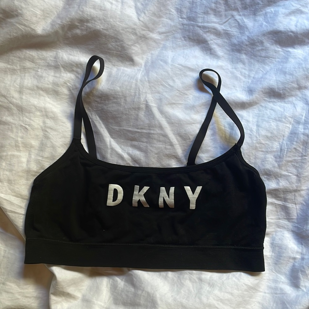 DKNY sports bra black size M